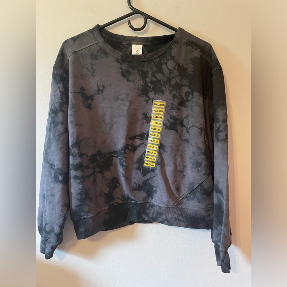 NWT - Members mark tie die sweatshirt